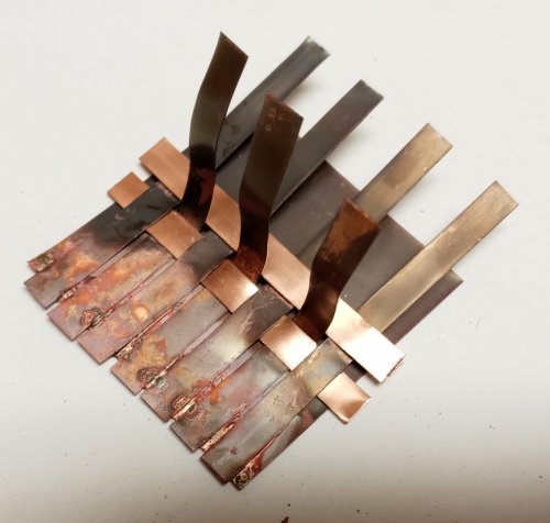 Judy Larson's Make Woven Metal Strips to Use in Your Designs - , Metalwork, Weaving, Wire Weaving, Weaving Wire, woven metal strips